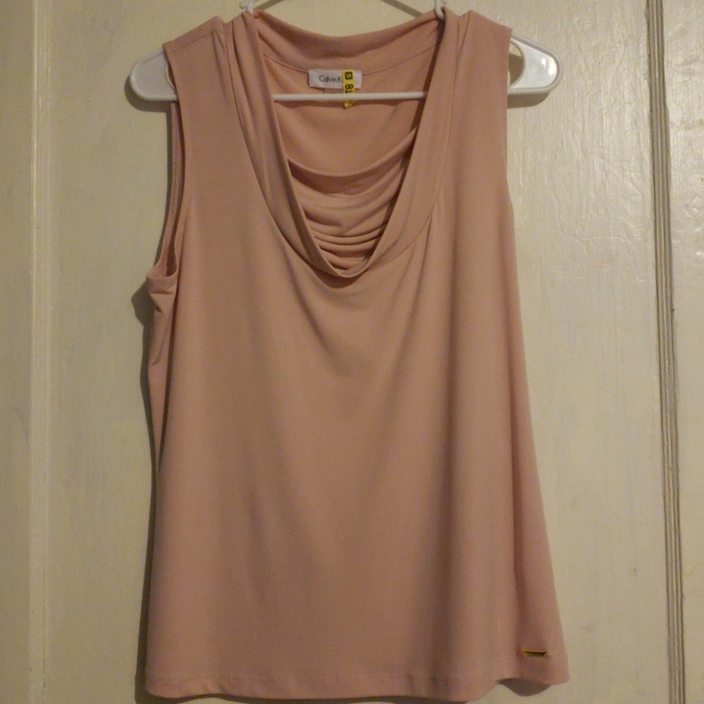 Pretty Pink Calvin Klein Shell/Top
